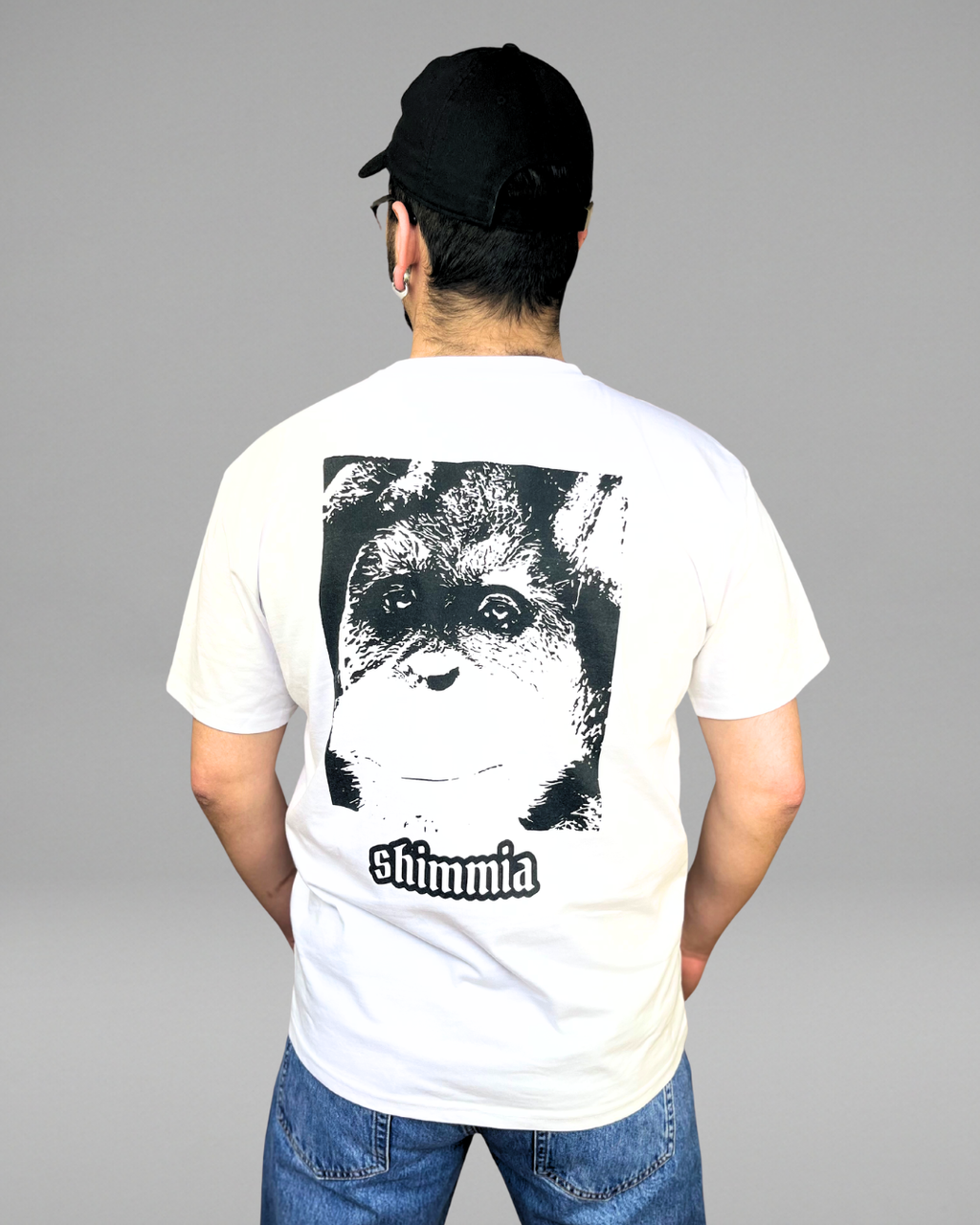 orang utan backprint premium tee