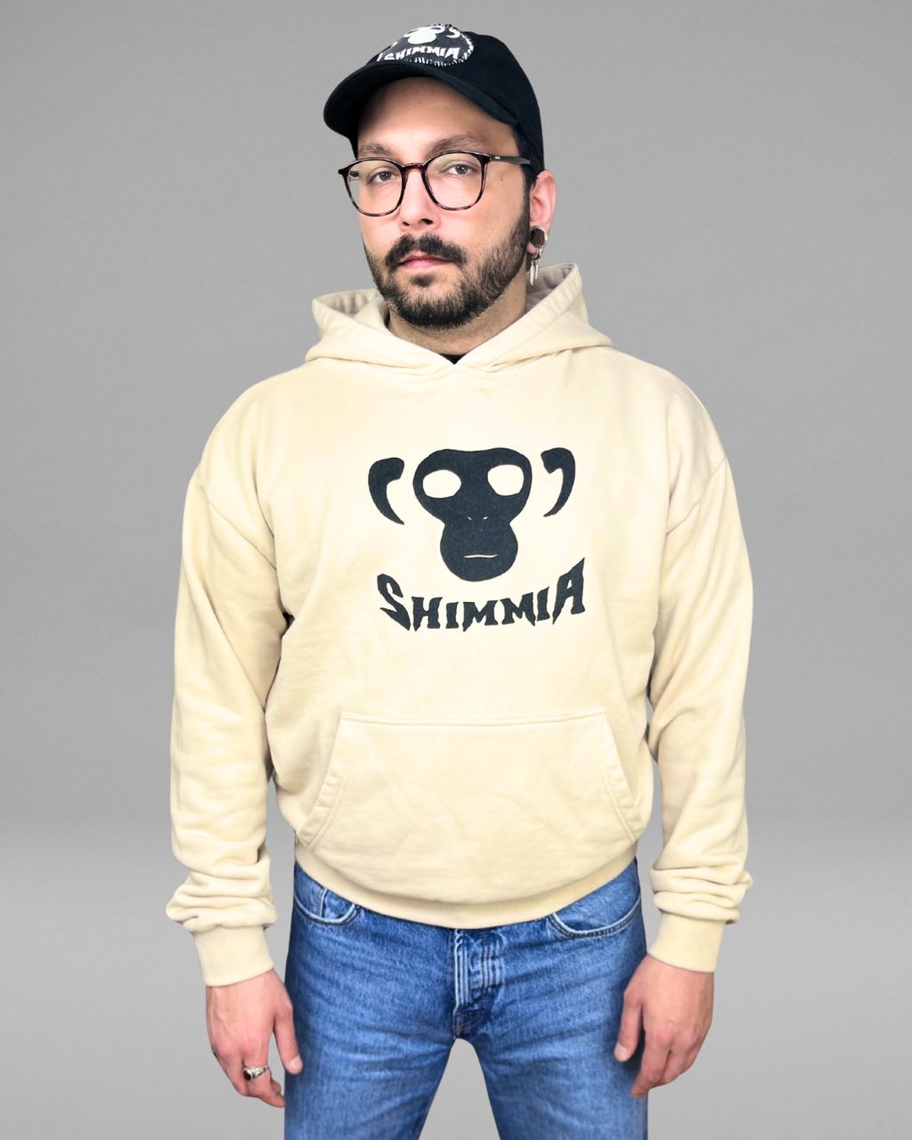 basic premium hoodie mit shimmia-logo
