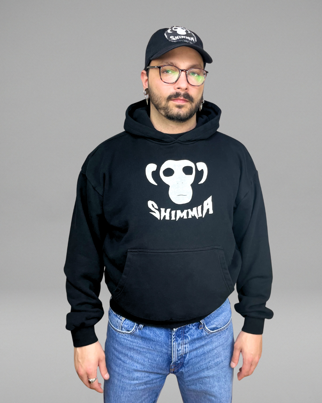 basic premium hoodie mit shimmia-logo