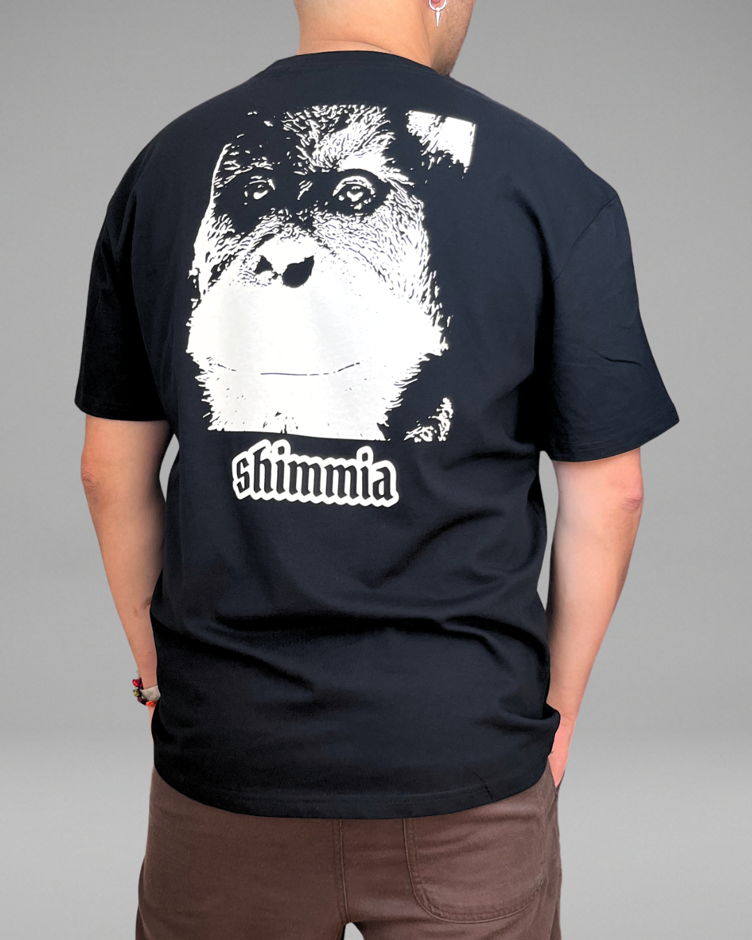 orang utan backprint premium tee