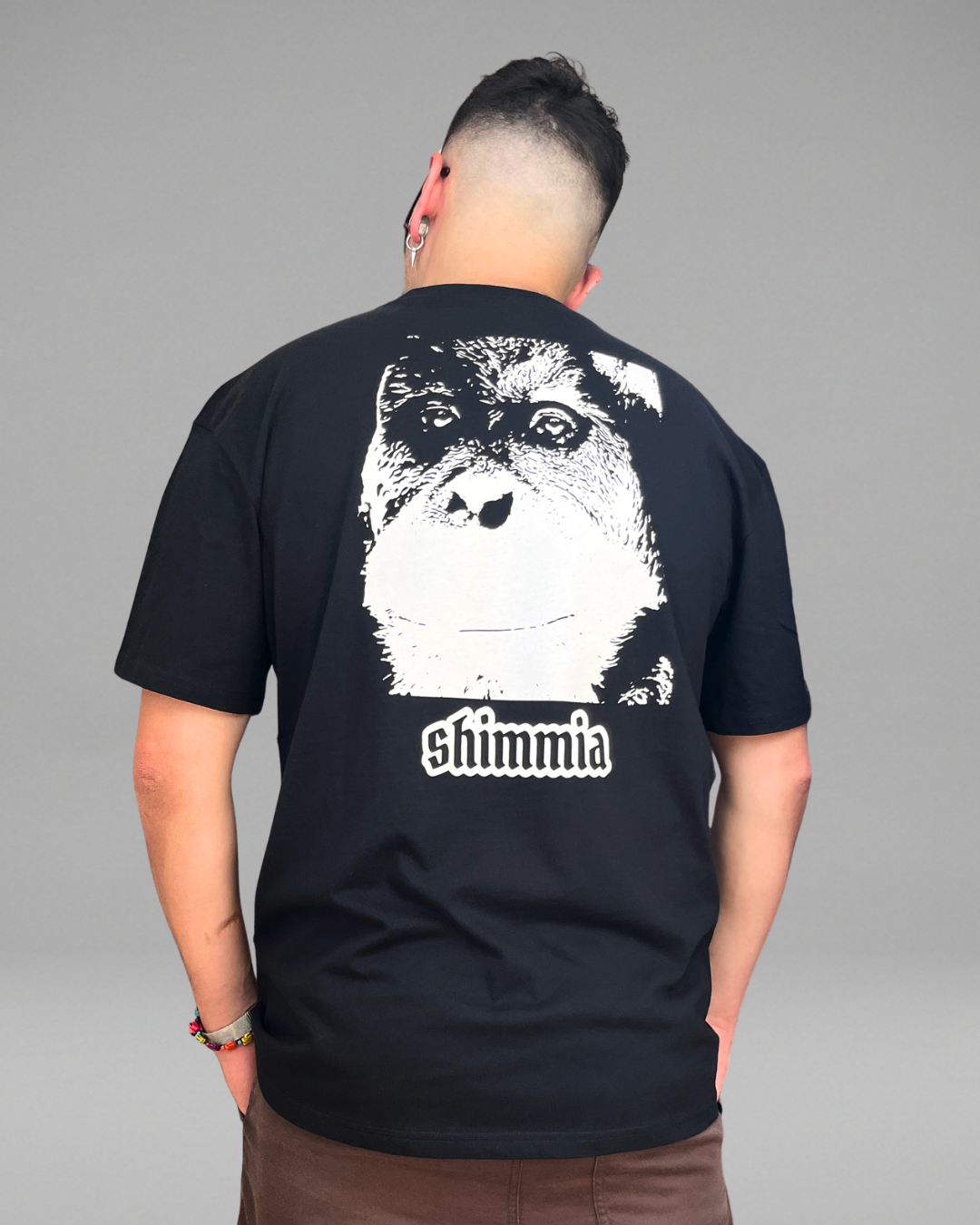 orang utan backprint premium tee