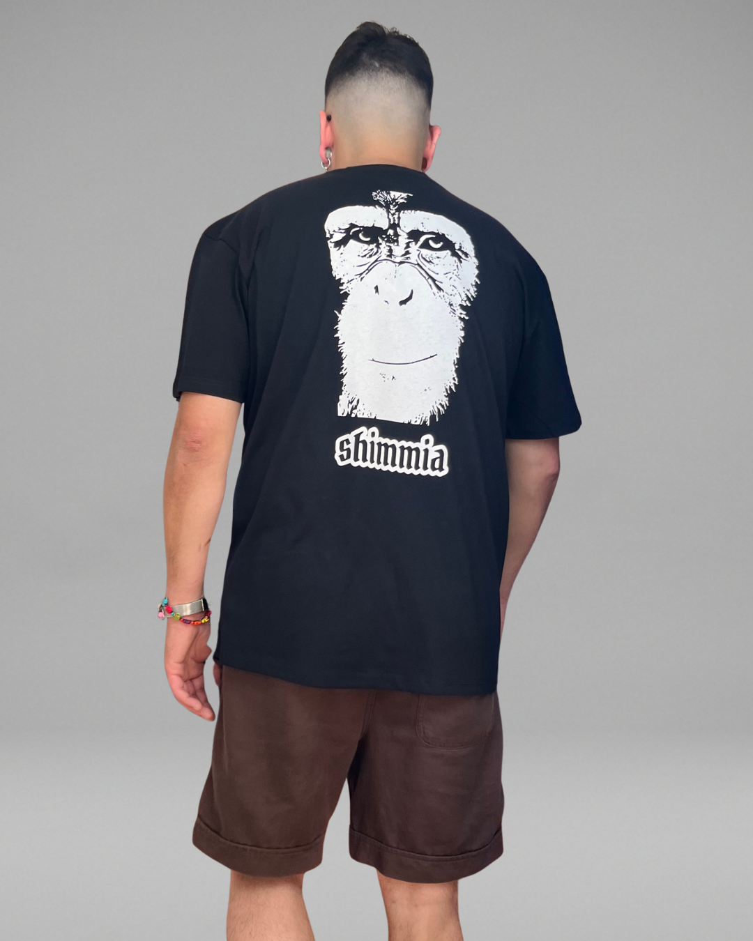 chimpanzee backprint premium tee