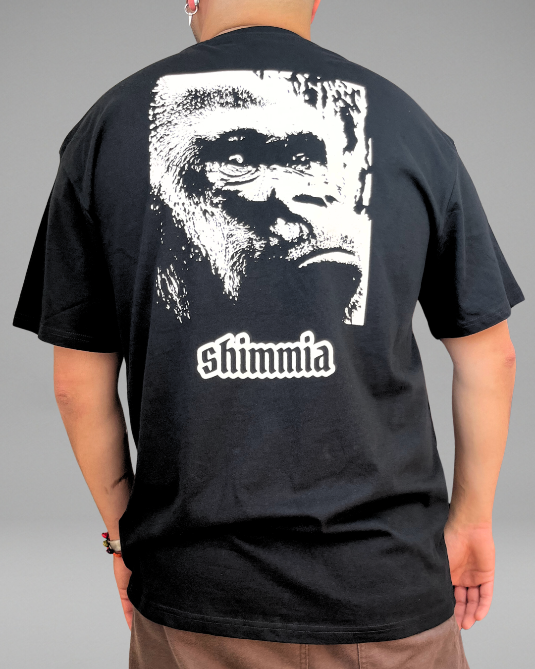 gorilla backprint premium tee